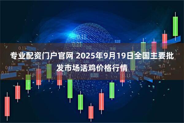 专业配资门户官网 2025年9月19日全国主要批发市场活鸡价格行情